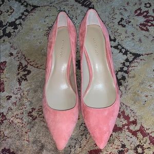 PINK SUEDE HEELS